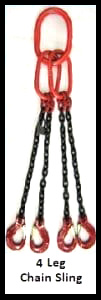 four leg chain sling